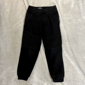 Boys Buffalo Cotton Joggers | Black w/ Detail | Size 7